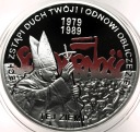 10 zł złotych 2009 Wybory 4 VI 1989 Solidarność Jan Paweł II SREBRO