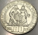 100 zł złotych 1966 Mieszko Dąbrówka Tysiąclecie Państwa SREBRO