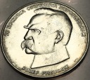 50000 zł złotych 1988 Józef Piłsudski SREBRO