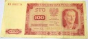 1948 100 zł sto złotych seria KH banknot
