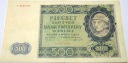 1940 500 zł pięćset złotych Seria A 8431600 Góral Generalna Gubernia