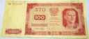 1948 100 zł sto złotych seria KK banknot