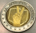 5 zł złotych 2014 25 lat Wolności Odkryj Polskę