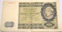 1940 500 zł pięćset złotych Ser. A 6907607 Góral Generalna Gubernia banknot