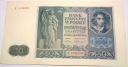 1941 50 zł pięćdziesiąt złotych Seria E 5798982 Generalna Gubernia banknot