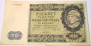 1940 500 zł Pięćset Złotych Seria A Góral (nr 2)