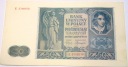 1941 50 zł Pięćdziesiąt Złotych Seria E banknot (nr 1)