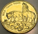 2 zł złote 1999 Wilk Wilki Zwierzęta Świata