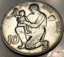 Czechosłowacja 10 koron 1955 Wyzwolenie 1945 Czechy SREBRO