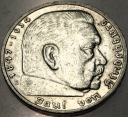Niemcy 5 marek 1935 E Hindenburg SREBRO