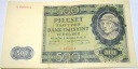 1940 500 zł Pięćset Złotych Seria A Góral (nr 1)