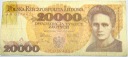 1989 20000 20.000 zł złotych Skłodowska seria AM
