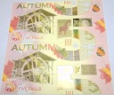 PWPW banknoty testowe 2 x AUTUMN Jesień 5 Five Falls