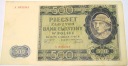 1940 500 zł pięćset złotych Ser. A 8332343 Góral Generalna Gubernia banknot