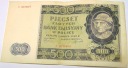 1940 500 zł pięćset złotych Ser. A 9078853 Góral Generalna Gubernia banknot