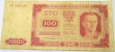 1948 100 zł sto złotych Seria IU 5461391 robotnik banknot