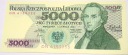 1982 5000 zł pięć tysięcy złotych DN 6159355 Fryderyk Chopin banknot