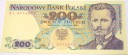 1988 200 zł dwieście złotych EL 4776852 Jarosław Dąbrowski banknot
