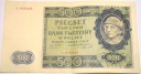 1940 500 zł Pięćset Złotych Seria A Góral (nr 1)