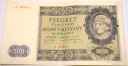 1940 500 zł Pięćset Złotych Seria A Góral (nr 2)