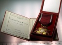 Medal 1959 ZŁOTY Krzyż Zasługi PRL Odznaczenie +LEGITYMACJA PUDEŁKO