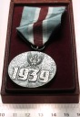 Medal Za Udział w Wojnie Obronnej 1939 +PUDEŁKO