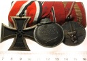 Niemcy szpanga Krzyż Żelazny 1939, Medal za Kampanię Zimową, Medal Rumunia