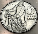 5 zł pięć złotych 1973 Rybak z Rybakiem