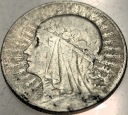 5 zł złotych 1933 Głowa Kobiety Polonia Jadwiga Babka SREBRO