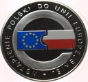 10 zł złotych 2004 Wstąpienie Polski do Unii Europejskiej UE SREBRO