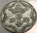 WMG Wolne Miasto Gdańsk 10 fenigów 1923 Danzig