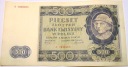 1940 500 zł Pięćset Złotych Seria A Góral (nr 1)