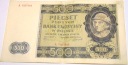 1940 500 zł pięćset złotych Ser. A 7027346 Góral Generalna Gubernia banknot