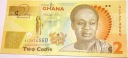 Ghana 2 cedis 2010 dr Kwame Nkrumaha banknot