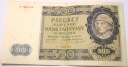 1940 500 zł pięćset złotych Ser. A 7624148 Góral Generalna Gubernia banknot