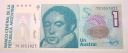 Argentyna 1 austral 1985-1989 Bernardino Rivadavia ARA banknot