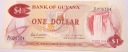 Gujana 1 dolar gujański 1989 Wodospad Kaieteur Kaieteur Falls GYD banknot