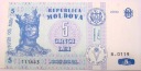 Mołdawia 5 lei 2009 Stefan III Wielki Monastyr w Kapriana MDL L banknot