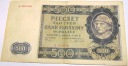 1940 500 zł pięćset złotych Ser. A 3001906 Góral Generalna Gubernia banknot