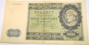 1940 500 zł pięćset złotych Ser. A 8388745 Góral Generalna Gubernia banknot