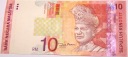 Malezja 10 ringgitów 2015 Tuanku Abdul RahmanMYR RM banknot