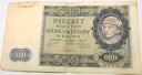 1940 500 zł pięćset złotych Ser. A 8188153 Góral Generalna Gubernia banknot