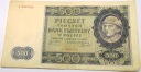 1940 500 zł pięćset złotych Ser. A 8363700 Góral Generalna Gubernia banknot