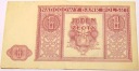 1946 1 zł jeden złoty banknot