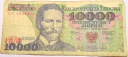 1988 10000 zł dziesięć tysięcy złotych Seria DE 0800322 Wyspiański 10.000