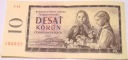 Czechosłowacja 10 koron 1960 Ser. S 38 152227 dziewczęta z kwiatami CSK Kčs