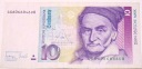 Niemcy 10 marek 1993 Seria GG 6066046U0 Carl Friedrich Gauss DEM DM RFN