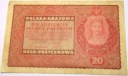 1919 20 dwadzieścia Marek Polskich II Seria EF 458,200 banknot