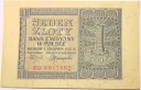 1941 1 zł jeden złoty Seria BD 6917662 Generalna Gubernia banknot