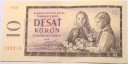 Czechosłowacja 10 koron 1960 Ser. S 58 152215 dziewczęta z kwiatami CSK Kčs